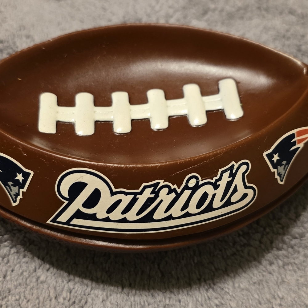 New NFL New England Patriots Brown Football Dish